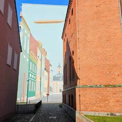 nur eine Fassadenmalerei 😉