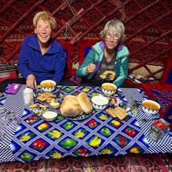Abendessen in der Jurte