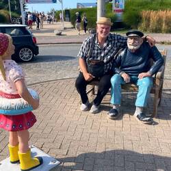 Am Eingang von Duhnen!