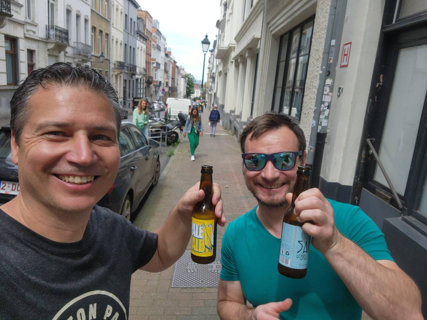 Charlie first to meet up with me in brussels