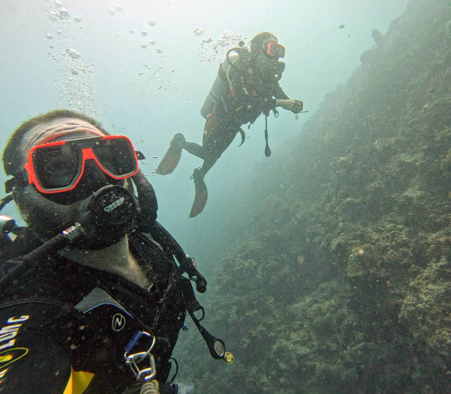 Underwater selfie!
