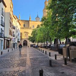 The plaza del Mercado next to the church
