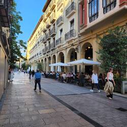 lots of people for a Sunday