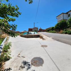 It was SOOO HOT! The signs had been vandalized, so I went through Sotés (extra 2 km)