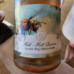 The restaurant owner also has a honey business and this is her honey vermouth. Very tasty !