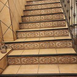 stairs up to the rooms