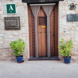 The albergue entrance