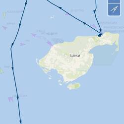 Screenshot vom Vesselfinder