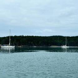 Cross Island anchorage