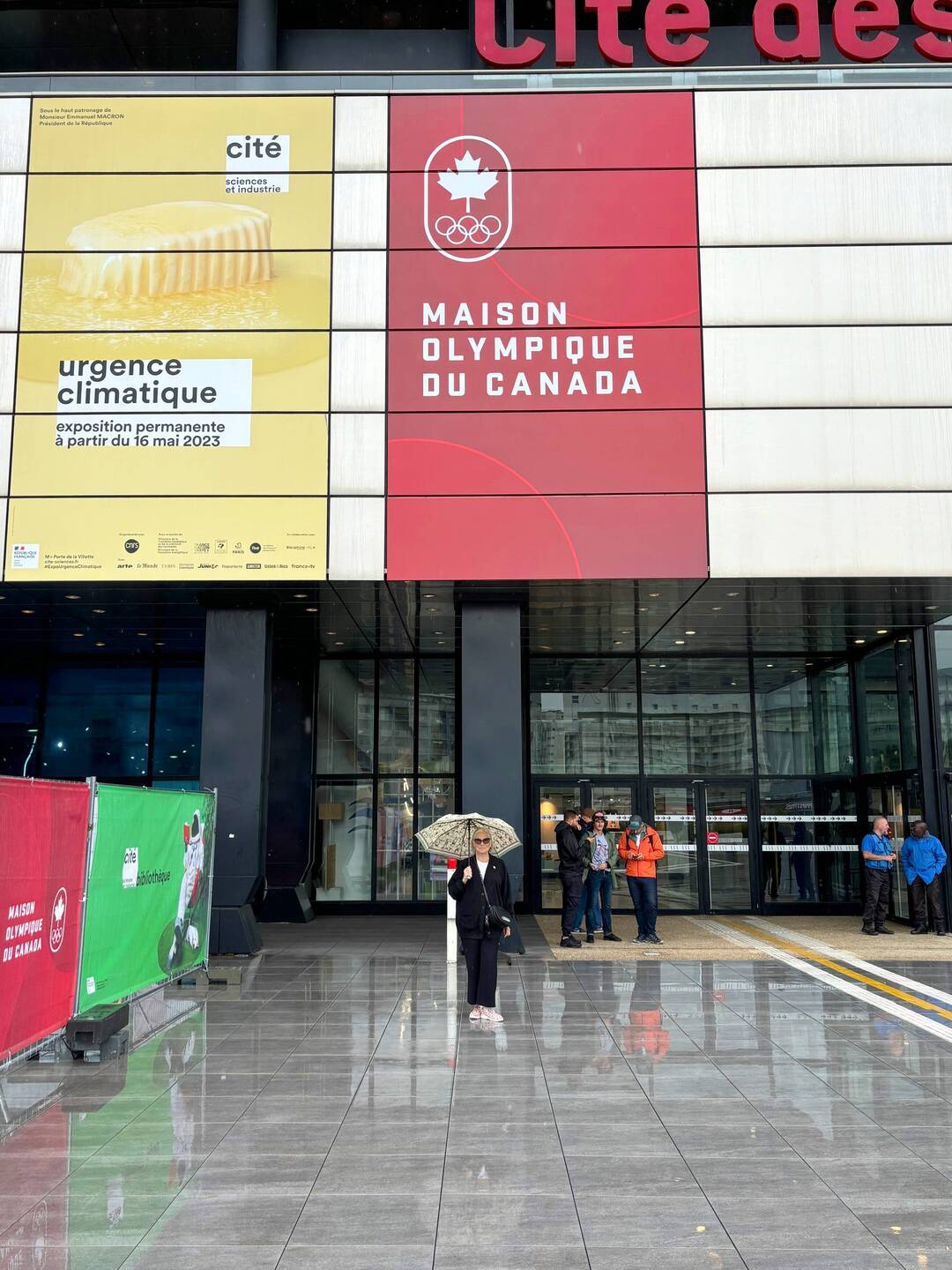 Yes. It rained again today. That's me under my umbrella ella ella