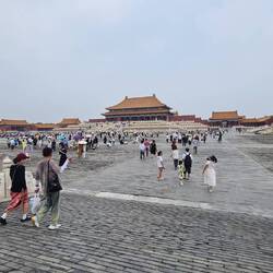 Inside the Forbidden City (after 8 security checks)