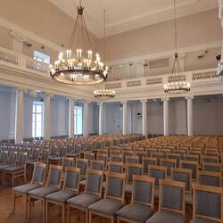 Die Aula der Universität...