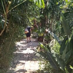 Der Weg zum Panoramarestaurant