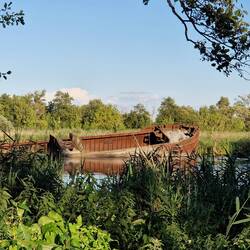 Das Wrack liegt dort seit 1945