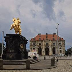 der Goldene Reiter in Dresden