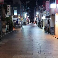 Deserted streets due to the temperature