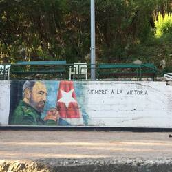 Boules court with Cuban connections, Perast