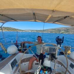 Leaving Vivari- last sail