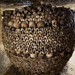 Paris Catacombs.