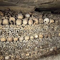 Paris Catacombs.