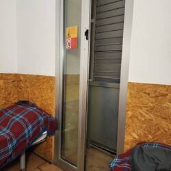 The window of the cubicle