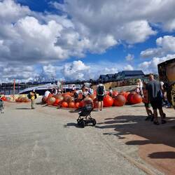 Spielplatz direkt am Hafen