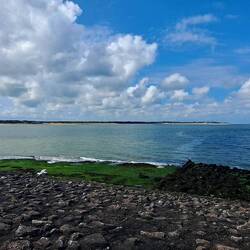 Und wieder auf dem Brouwersdam Zuid Noordzee, heute bei schönem Wetter....