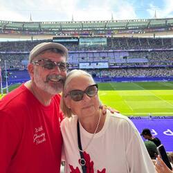 We had terrific midfield seats