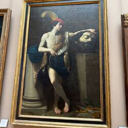 David Holding Goliath's Head, Guido Reni, 1604.