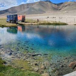 Der heilige Quellsee Ak Balyk