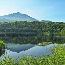 Rishiri ist ein einziger Vulkan.