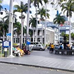 Ankunft am "Place d' Armes"