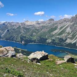 An other stunning view down to Sils Maria