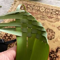 Stage one of weaving