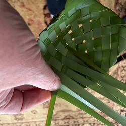 Stage three of weaving