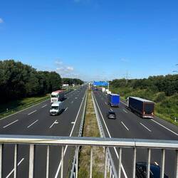 Das erste mal die A7 überquert