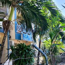 Polizeistation in Flic en Flac, unmittelbar am Meer 🌊 gelegen