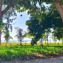 Der Strandabschnitt direkt hinter der Polizeiwache 👮‍♂️
