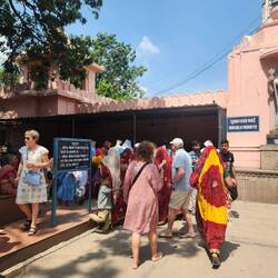 Going to the temple