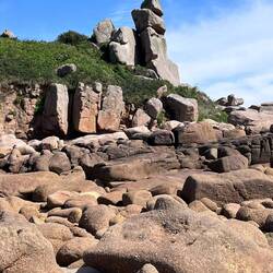 Auf die Insel kommt man nur bei Ebbe.