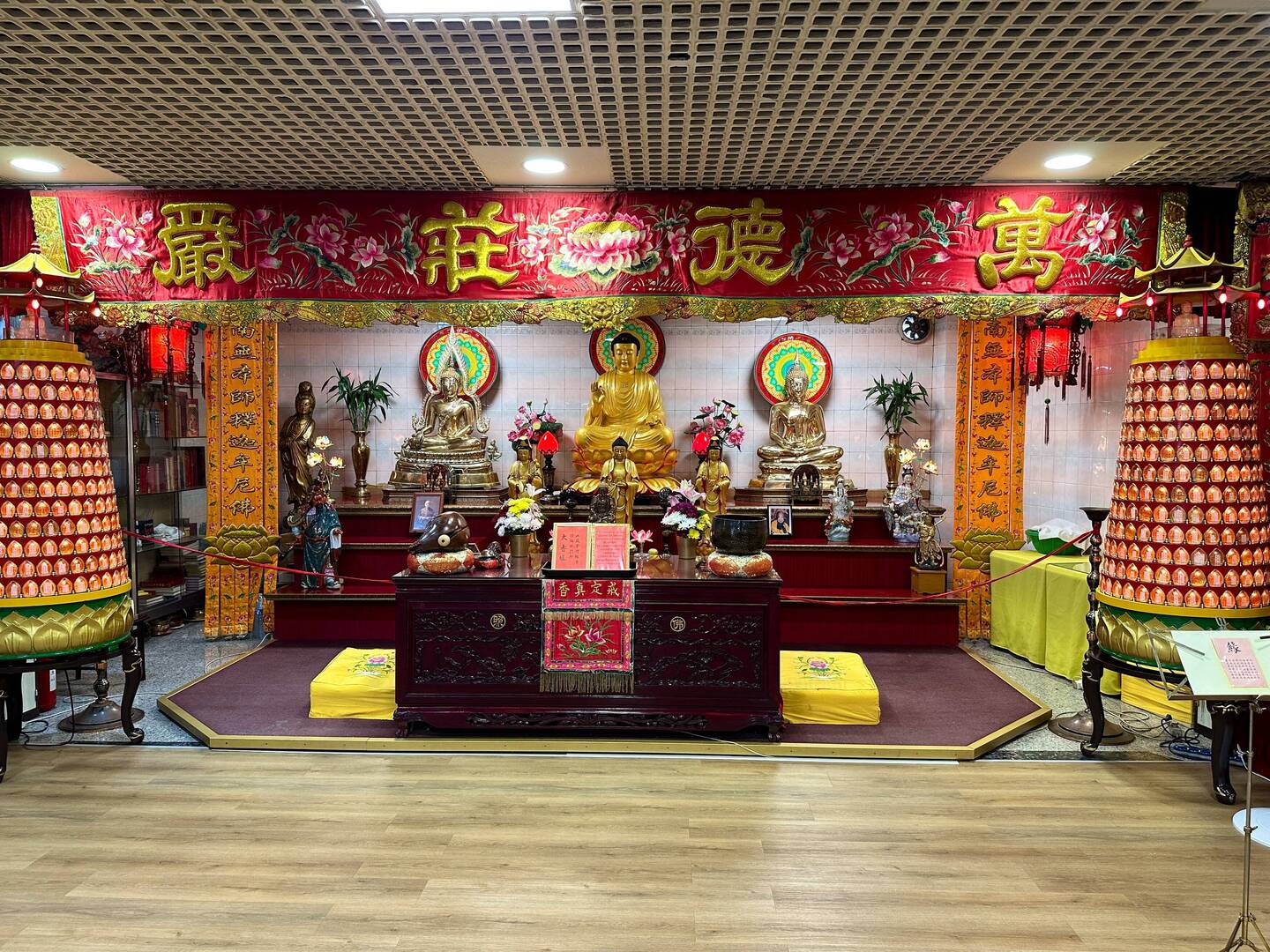The temple at the Olympiades Mall.