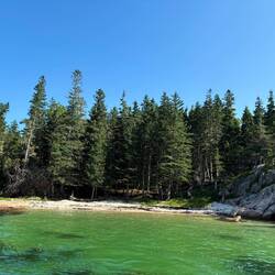 Lagoon around Black Island