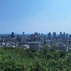 Blick über die Stadt vom Mont Royal. Der Name ist Programm