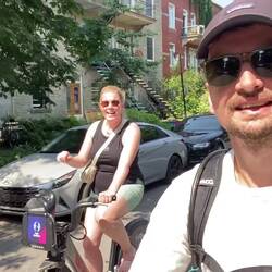 Das erste mal Fahradfahren in Kanada
