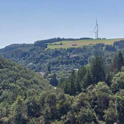 Burg Neuerburg ist schon sichtbar