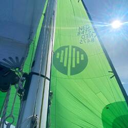 Und jetzt den Gennaker