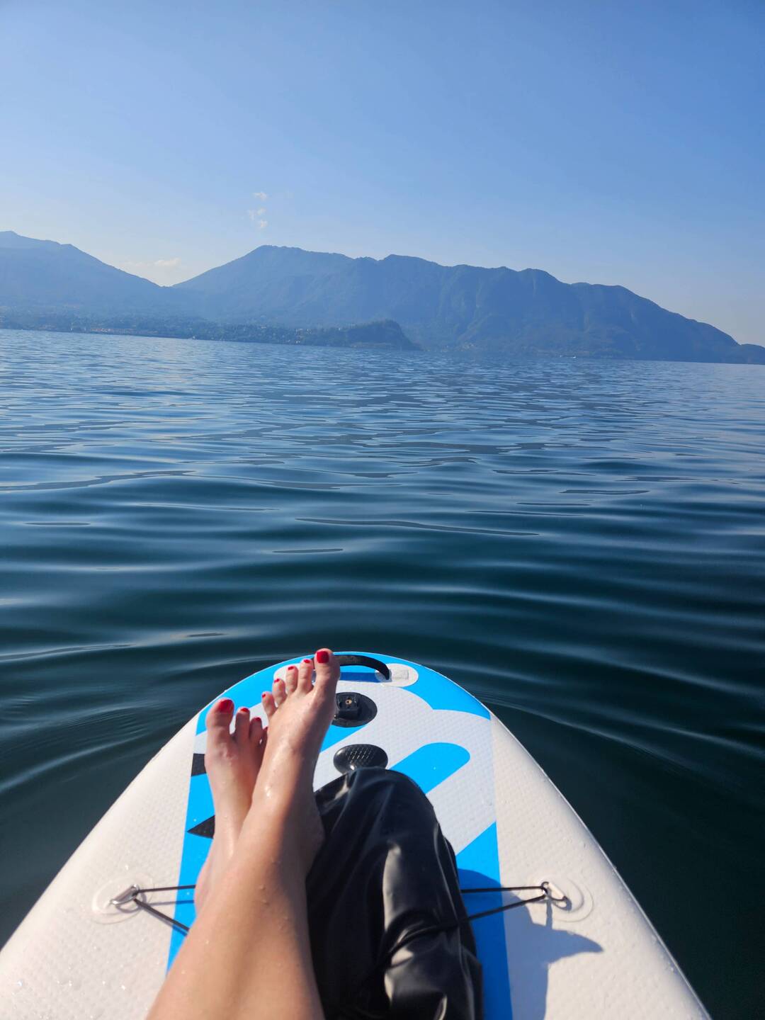 SUP'en auf dem See