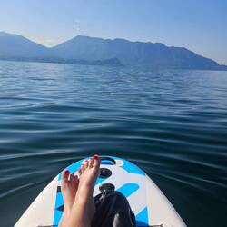 SUP'en auf dem See