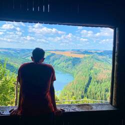 Blick auf die Saale...