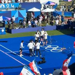 Korea and France vied for gold